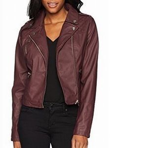 Forever Flower Leather Motorcycle Jacket